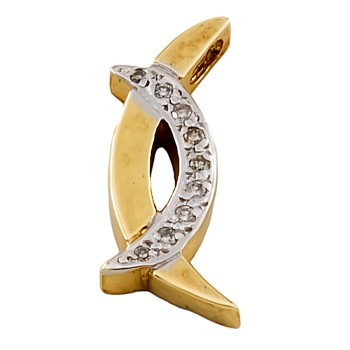 9ct gold Diamond Pendant